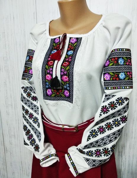 Вишиванка, жіноча вишивана блузка "Борщівська" (Арт. 01051) 01051 фото