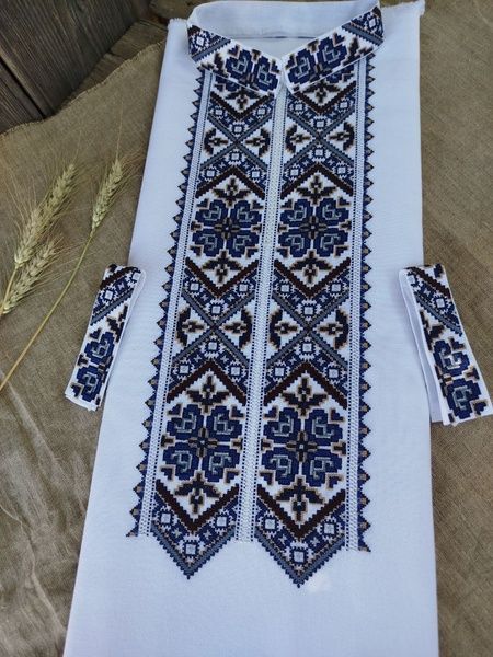Вишиванка ручної роботи, чоловіча вишита сорочка (Арт. 03369) 03369 фото