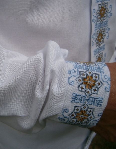 Вишиванка чоловіча з гудзиками (Арт. 01562) 01562 фото