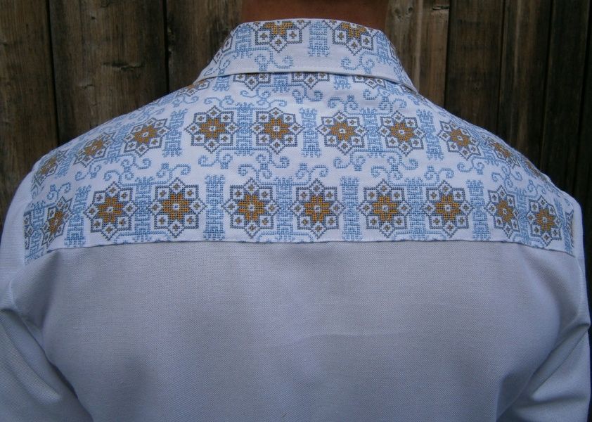 Вишиванка чоловіча з гудзиками (Арт. 01562) 01562 фото
