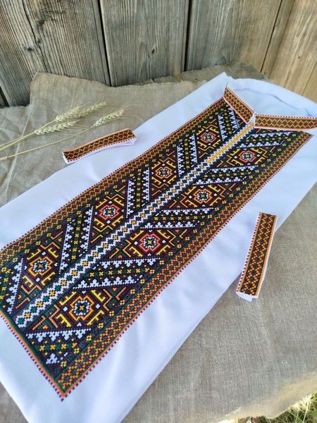 Вишиванка ручної роботи, чоловіча вишита сорочка (Арт. 03370) 03370 фото