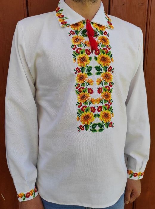 Вишиванка, чоловіча вишита сорочка (Арт. 02885) 02885 фото