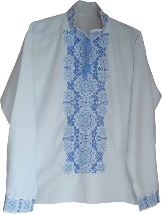 Вишиванка, чоловіча вишита сорочка "Іній" (Арт. 01753) 01753 фото