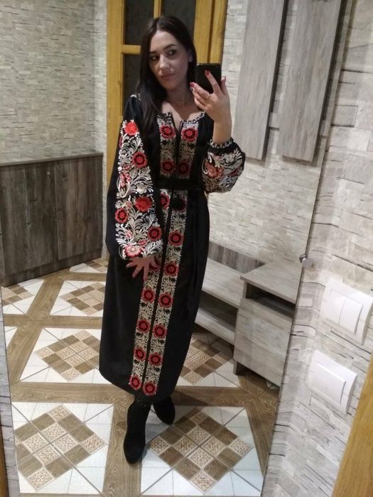 Вишиванка жіноча, унікальна вишивана сукня (Арт. 02513) 02513 фото