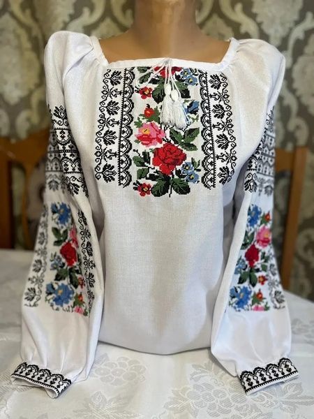 Вишиванка, жіноча вишивана блузка "Борщівська" (Арт. 02985) 02985 фото