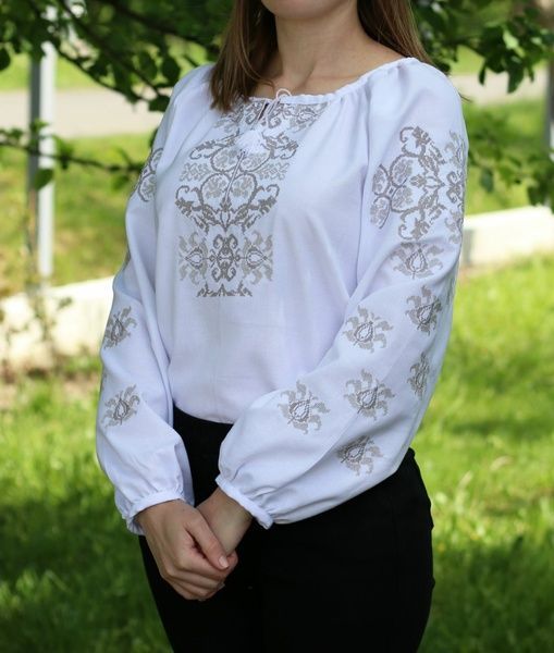 Вишиванка, жіноча вишивана блузка на домотканому (Арт. 02671) 02671 фото