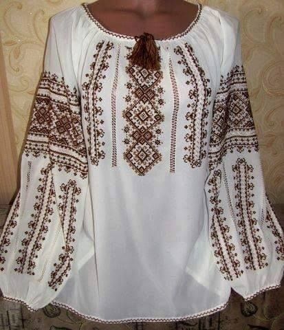 Вишиванка жіноча на шифоні (Арт. 02174) 02174 фото