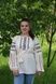 Вишиванка, жіноча вишивана блузка на домотканому полотні "Мережка" (Арт. 02729) 02729 фото 2