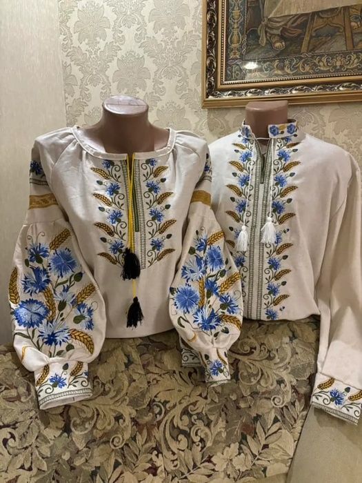 Пара вишиванок, жіноча та чоловіча вишиванка. Комплект вишиванок (Арт. 03482) 03482 фото