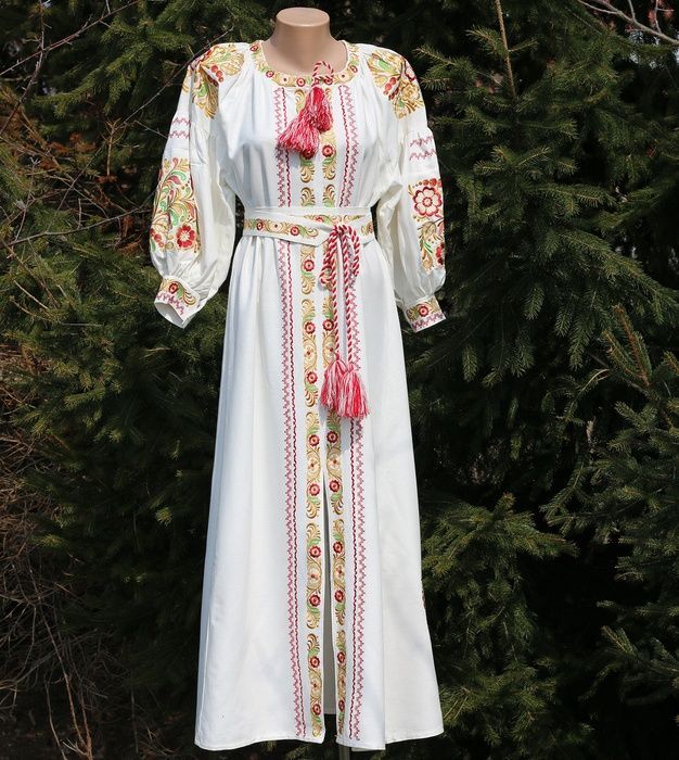 Вишиванка жіноча, сукня вишивана на льоні (Арт. 02810) 02810 фото