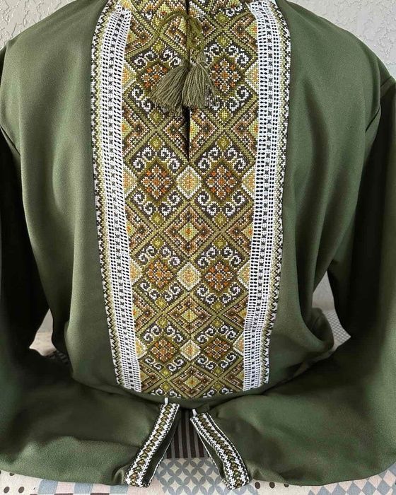 Вишиванка, чоловіча вишита сорочка "Колоритна" (Арт. 03662) 03662 фото