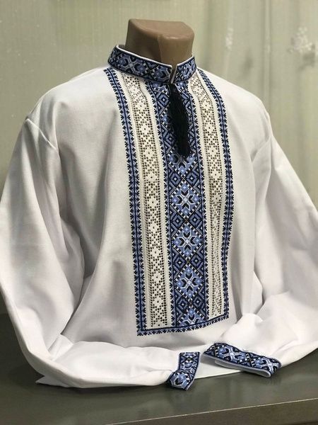 Вишиванка, чоловіча вишита сорочка "Мережка" (Арт. 02679) 02679 фото