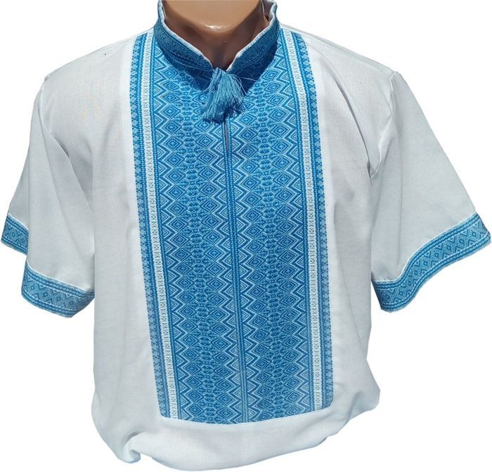 Вишиванка чоловіча на домотканому полотні (Арт. 01592) 01592 фото