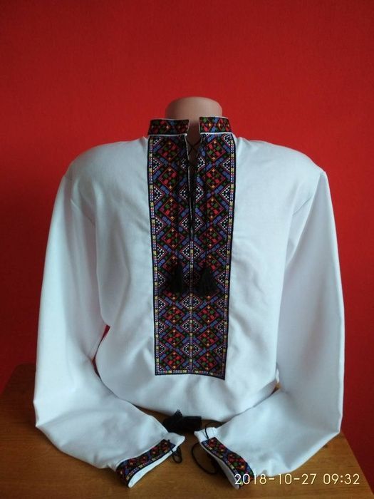 Вишиванка, чоловіча вишита сорочка (Арт. 02309) 02309 фото