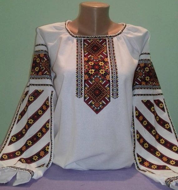Вишиванка, жіноча вишивана блузка "Гуцульська" (Арт. 01927) 01927 фото