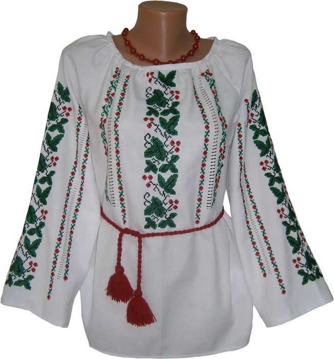 Вишиванка, жіноча вишивана блузка "Калина" (Арт. 00212) 00212 фото