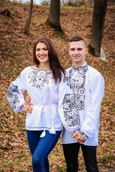 Пара вишиванок, жіноча та чоловіча вишиванка - комплект вишиванок для чоловіка і жінки (Арт. 02111) 02111 фото