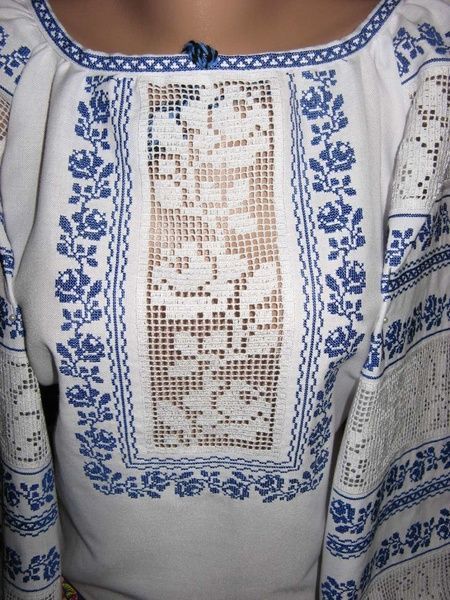 Неймовірно красива вишиванка, жіноча вишивана блузка на домотканому полотні (Арт. 02053) 02053 фото