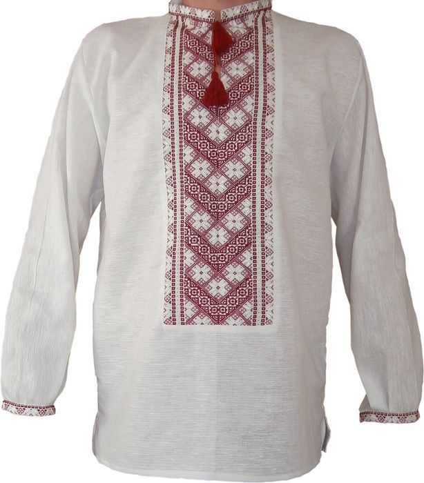 Вишиванка ручної роботи, чоловіча сорочка "Наснага" (Арт. 00256) 00256 фото