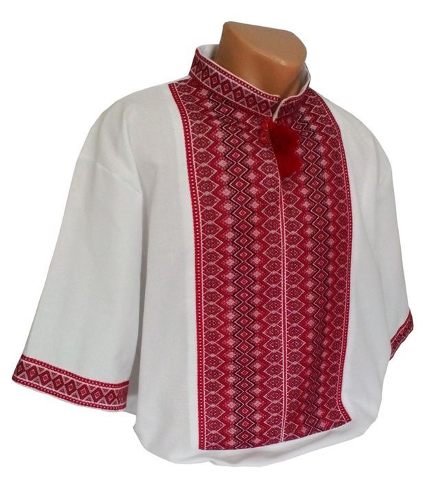 Вишиванка чоловіча на домотканому полотні (Арт. 01946) 01946 фото