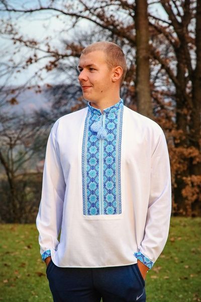 Вишиванка, чоловіча вишита сорочка Арт. 02473) 02473 фото