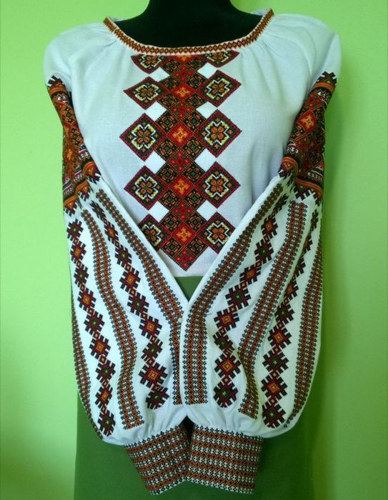 Вишиванка жіноча, блузка з унікальним орнаментом (Арт. 01933) 01933 фото