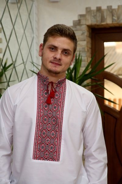 Вишиванка, чоловіча вишита сорочка "Староукраїнська" (Арт. 02142) 02142 фото