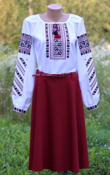 Вишиванка, жіноча вишивана блузка "Борщівська" (Арт. 01049) 01049 фото