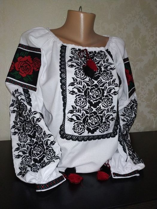 Вишиванка жіноча, блузка з унікальним орнаментом (Арт. 02318) 02318 фото